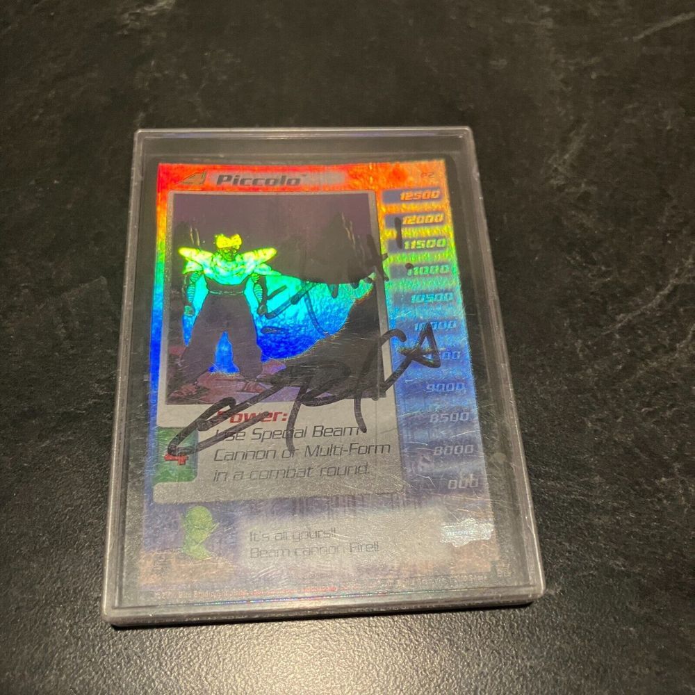 Dragonball Z (DBZ) Score TCG Promo Foil P2 Piccolo Limited Edition SIGNED‎